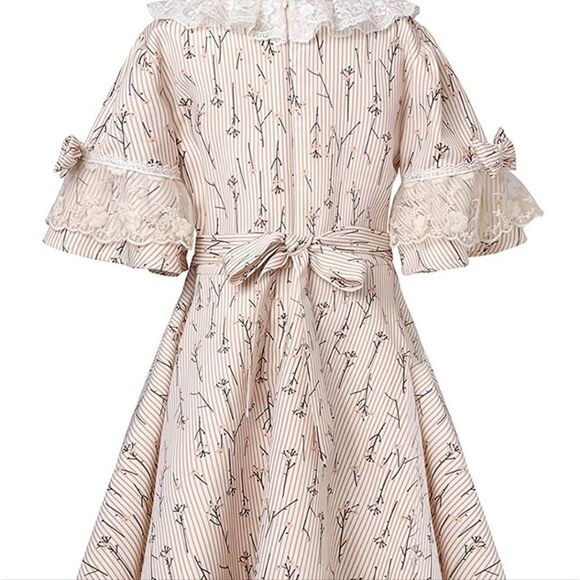 NWT Mangostice Short Sleeve A-Line Print Dress - Picture 3 of 6